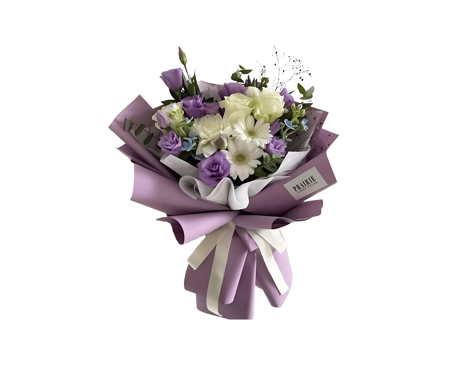 Buket Bunga Ungu Mix Murah Cantik