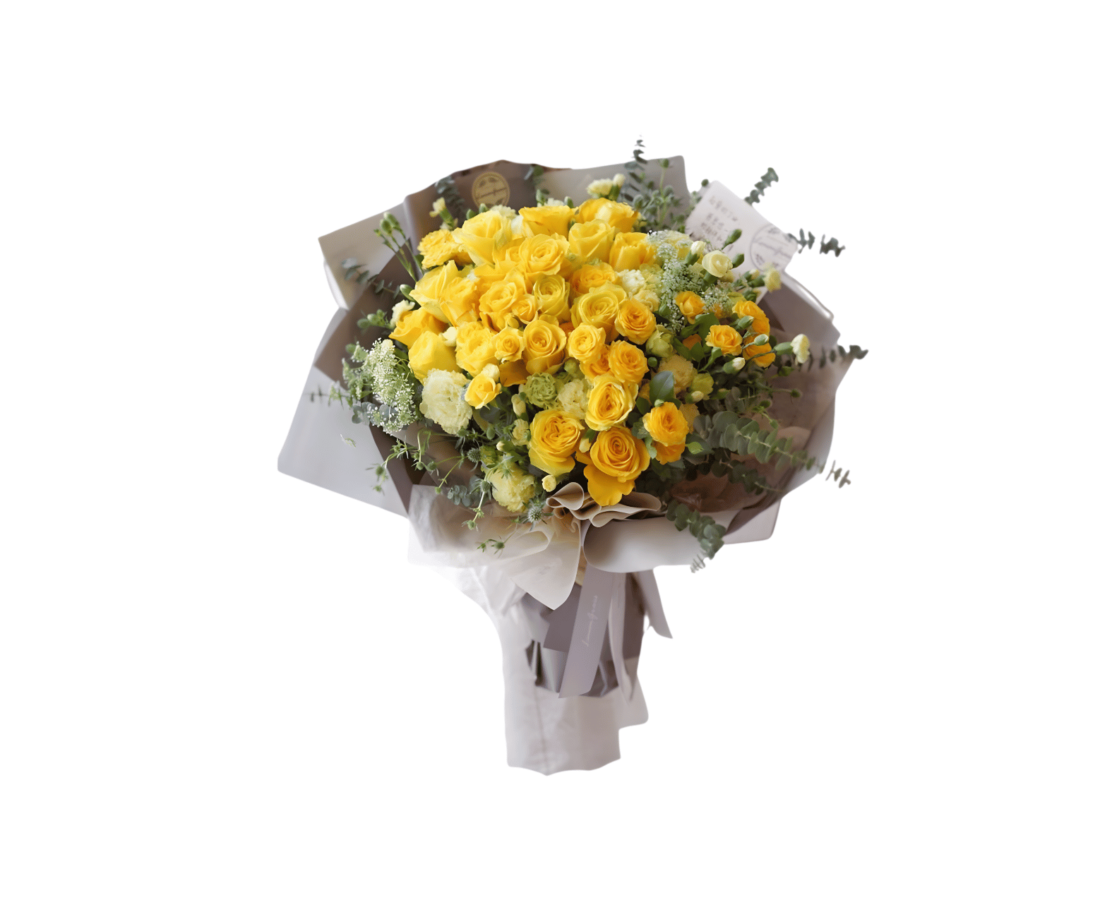 Buket Mawar Kuning Jumbo Premium