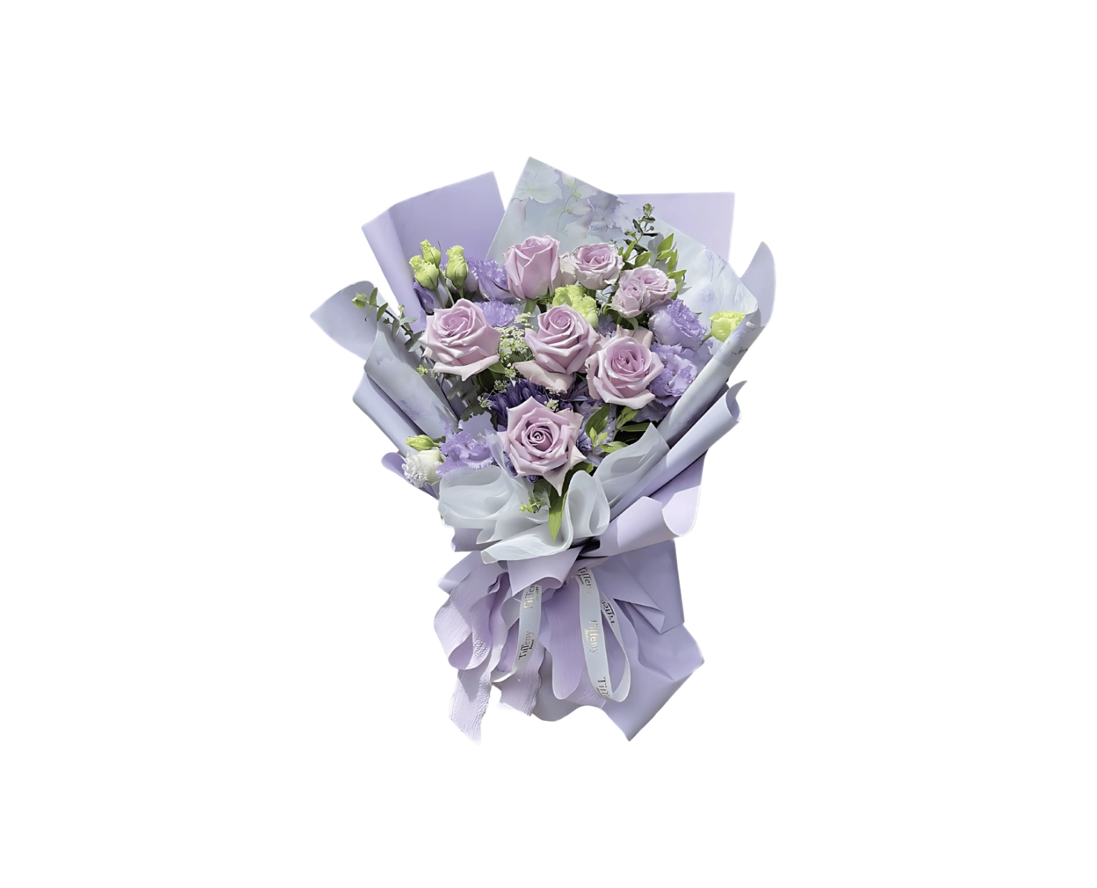 Buket Mawar Ungu Elegan Premium