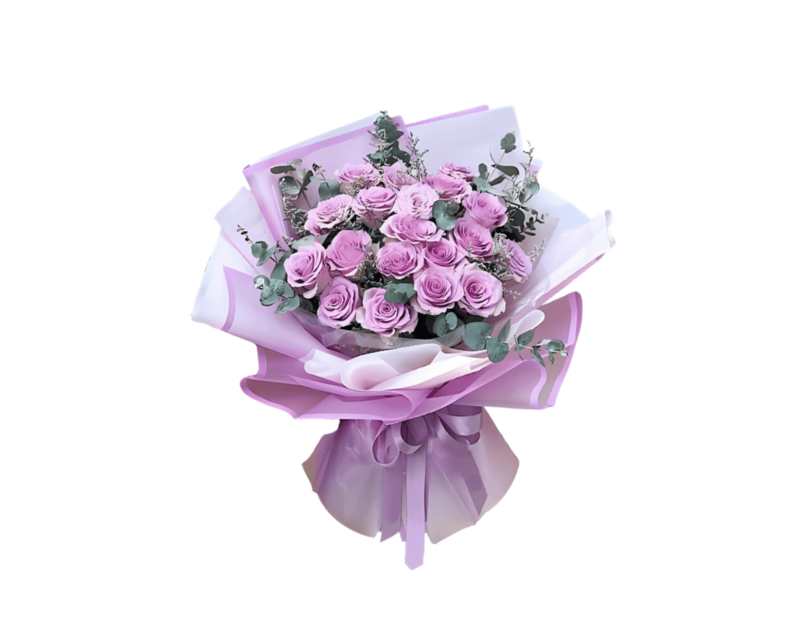 Buket Mawar Ungu Elegan