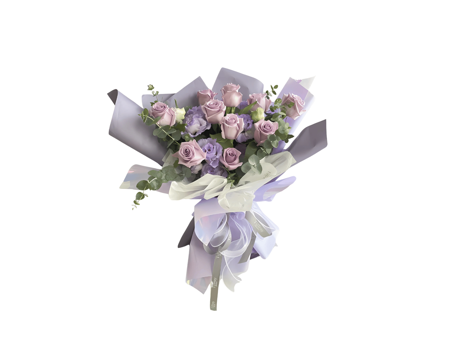 Buket Mawar Ungu Romantis Soft