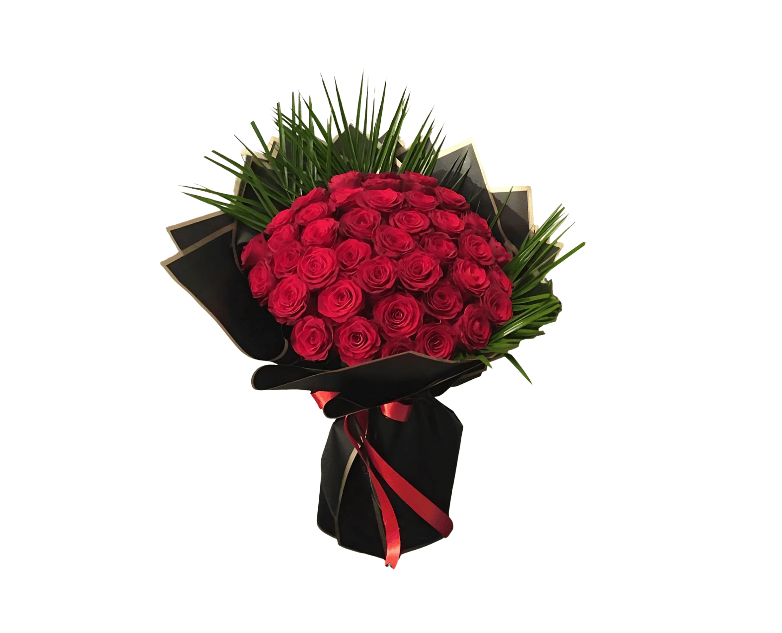Hand Bouquet Mawar Merah Elegan